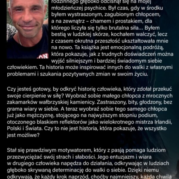 Piekło, ukryte blizny i mistrzostwo świata